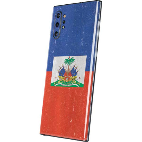 Haitian Flag Distressed Galaxy Note 10 Plus Skin